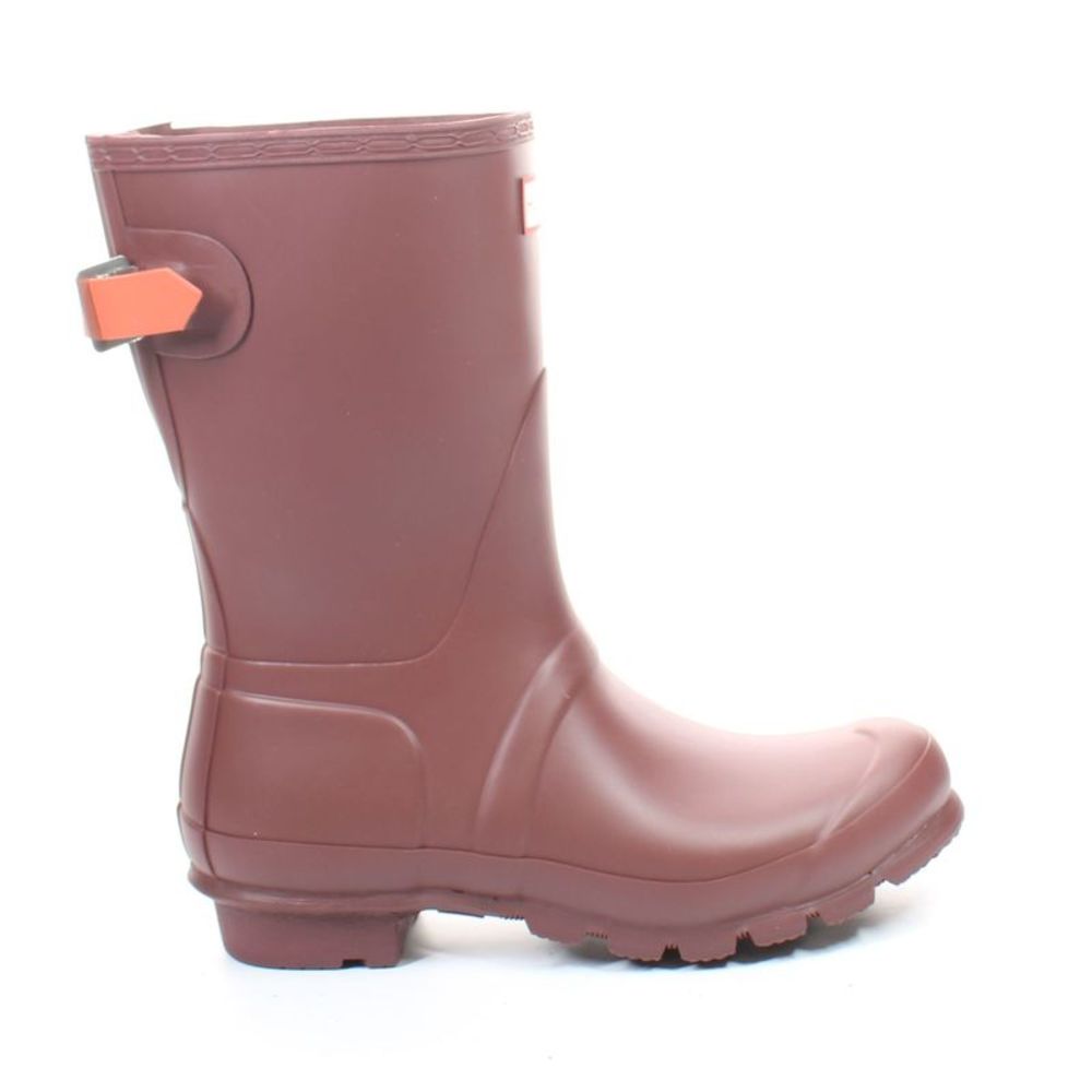 Hunter Women's Winter Rain Boots - Reddish Brown